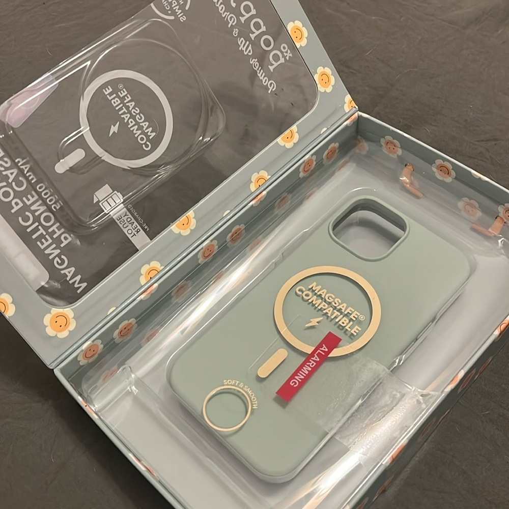 Teal phone case